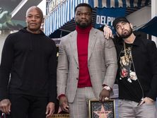 50 Cent здобув іменну зірку на Алеї слави в Голлівуді. Фоторепортаж