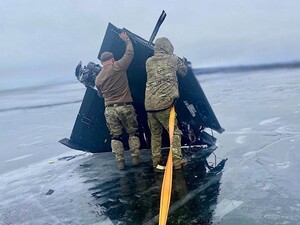 На Дніпрі виявили Shahed, який не здетонував, і бойову частину до нього. Фото